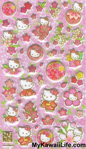 Sakura Hello Kitty Stickers