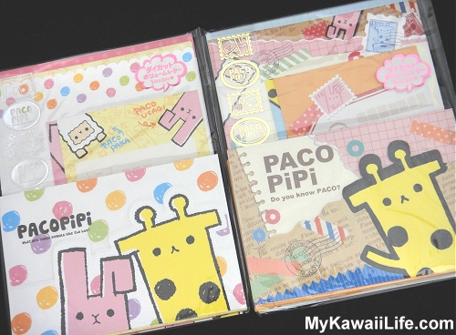 Paco Pipi Kawaii Letter Sets