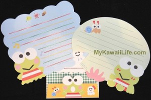 Keroppi Letter Set