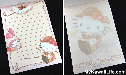 Captain Hello Kitty Memo Pads from Sanrio Puroland 3