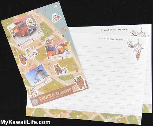 Urouro Traveler Letter Set Design 1