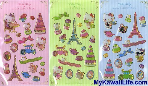 Hello Kitty Laduree Stickers